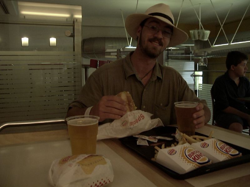 beer at burgerking